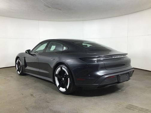 Volcano Grey Metallic 2025 Porsche Taycan 4S