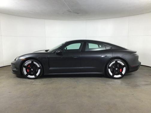 Volcano Grey Metallic 2025 Porsche Taycan 4S