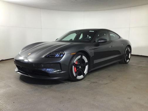 Volcano Grey Metallic 2025 Porsche Taycan 4S