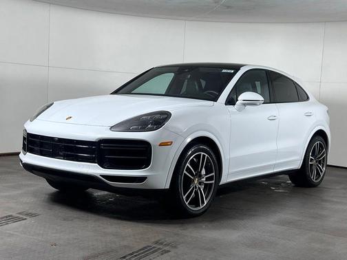 Carrara White Metallic 2023 Porsche Cayenne Turbo Coupe AWD