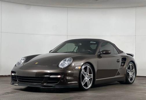 Macadamia Metallic 2008 Porsche 911 Turbo Cabriolet