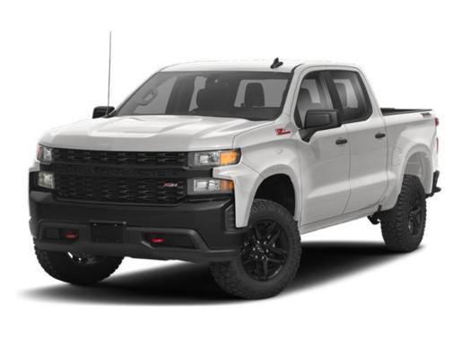 Summit White 2021 Chevrolet Silverado 1500 Custom Trail Boss