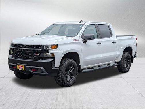 Summit White 2021 Chevrolet Silverado 1500 Custom Trail Boss
