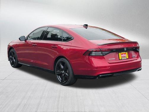 Radiant Red Metallic 2024 Honda Accord Hybrid Sport-L