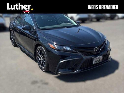 Midnight Black Metallic 2023 Toyota Camry SE