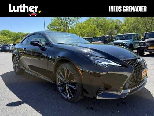 Obsidian Black 2023 Lexus RC 350 F Sport