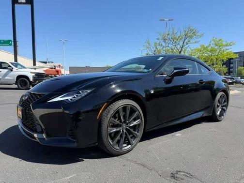 Obsidian Black 2023 Lexus RC 350 F Sport
