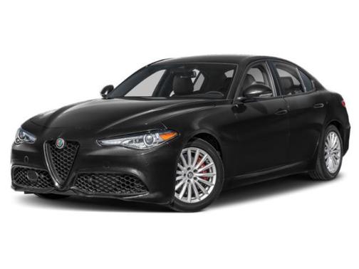 Vulcano Black Metallic 2023 Alfa Romeo Giulia Ti