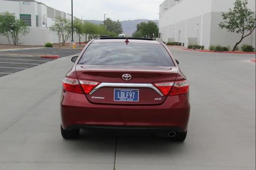 Red 2017 Toyota Camry XLE