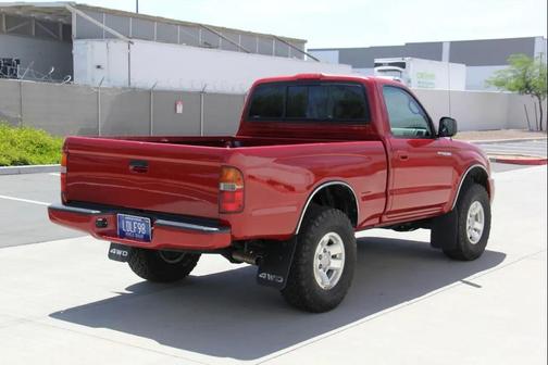 Red 2000 Toyota Tacoma Base