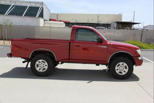 Red 2000 Toyota Tacoma Base
