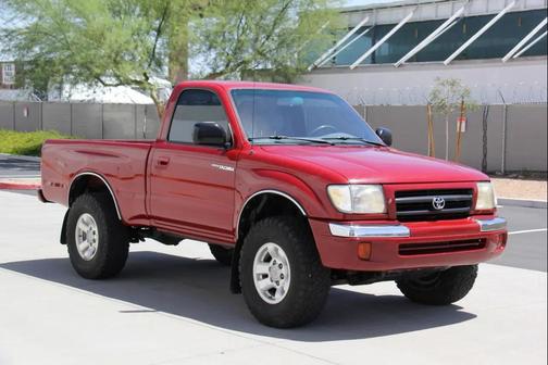 Red 2000 Toyota Tacoma Base