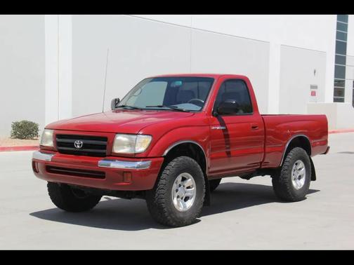 Red 2000 Toyota Tacoma Base