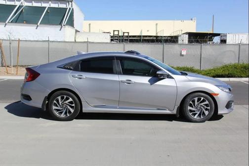 Silver 2017 Honda Civic EX