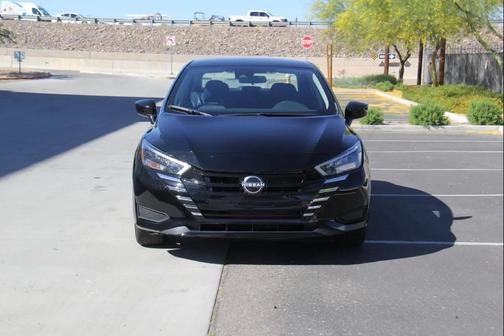 Black 2025 Nissan Versa 1.6 SV