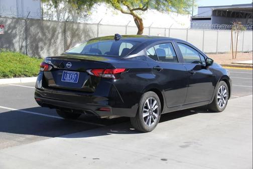 Black 2025 Nissan Versa 1.6 SV