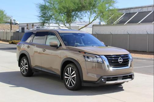 Tan 2024 Nissan Pathfinder Platinum