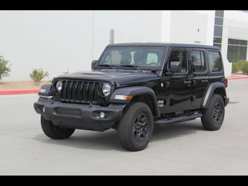 Black 2020 Jeep Wrangler Unlimited Sport