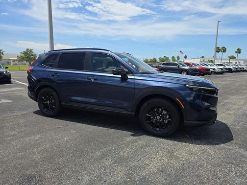 Canyon River Blue Metallic 2026 Honda CR-V Hybrid Sport FWD