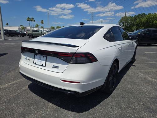 Platinum White Pearl 2023 Honda Accord Hybrid Sport-L