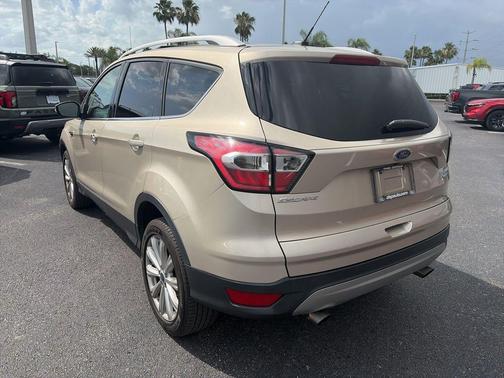 White Gold Metallic 2017 Ford Escape Titanium