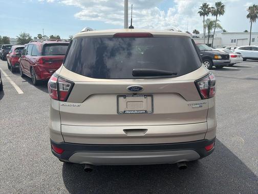 White Gold Metallic 2017 Ford Escape Titanium