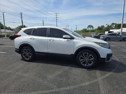 Platinum White Pearl 2021 Honda CR-V 2WD EX