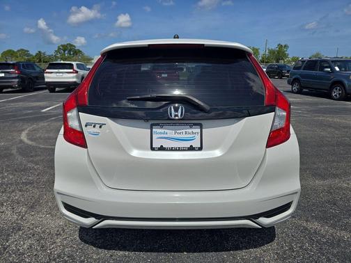 Platinum White Pearl 2020 Honda Fit LX
