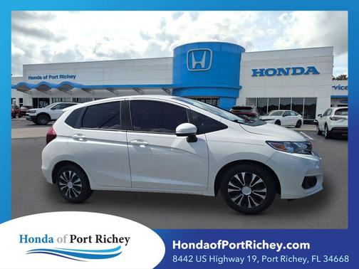 Platinum White Pearl 2020 Honda Fit LX