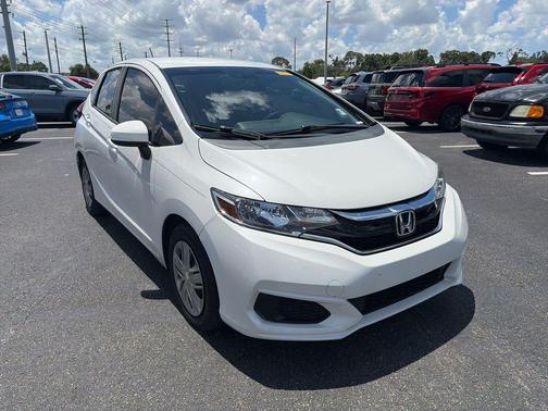 Platinum White Pearl 2020 Honda Fit LX