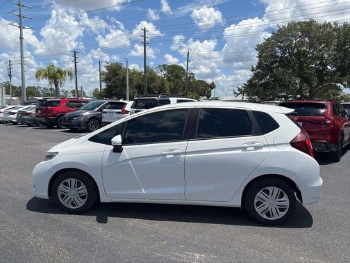 Platinum White Pearl 2020 Honda Fit LX