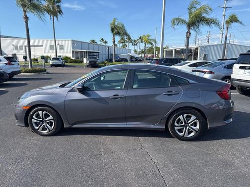 Modern Steel Metallic 2018 Honda Civic LX