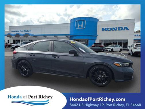 Grey 2025 Honda Civic Sport