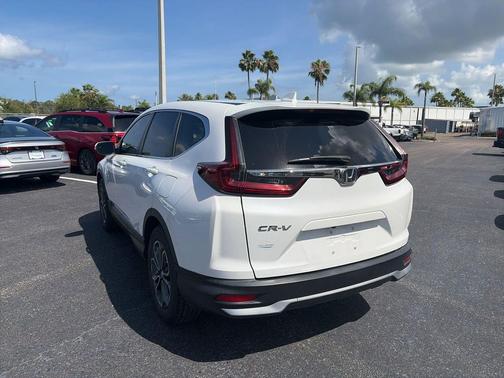 Platinum White 2020 Honda CR-V 2WD EX