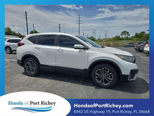 Platinum White 2020 Honda CR-V 2WD EX