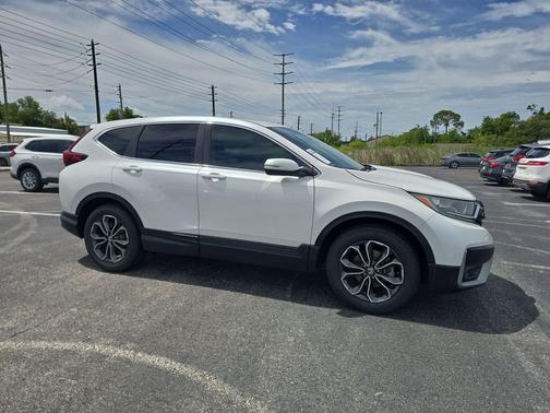 Platinum White 2020 Honda CR-V 2WD EX