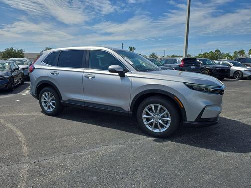 Solar Silver Metallic 2026 Honda CR-V EX AWD