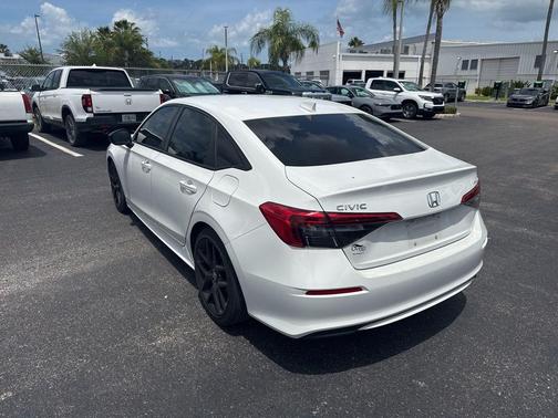 Platinum White Pearl 2024 Honda Civic Sport