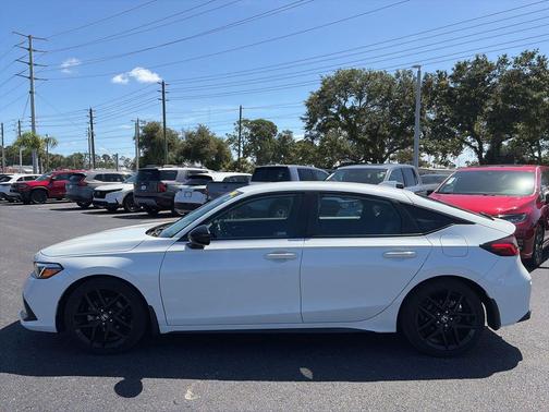 Platinum White Pearl 2022 Honda Civic Sport