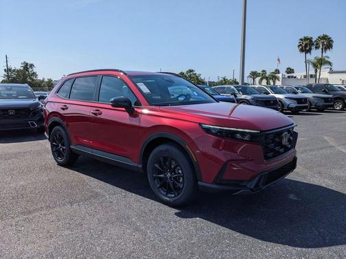 Radiant Red 2026 Honda CR-V Hybrid Sport-L AWD
