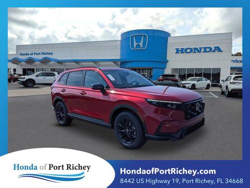 Radiant Red 2026 Honda CR-V Hybrid Sport-L AWD