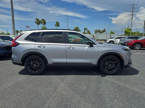 Solar Silver Metallic 2026 Honda CR-V Hybrid Sport-L FWD