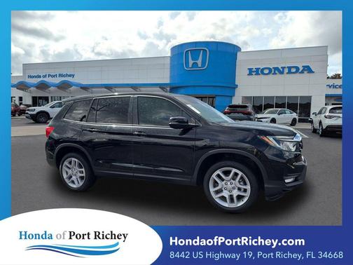 Crystal Black Pearl 2024 Honda Passport AWD EX-L