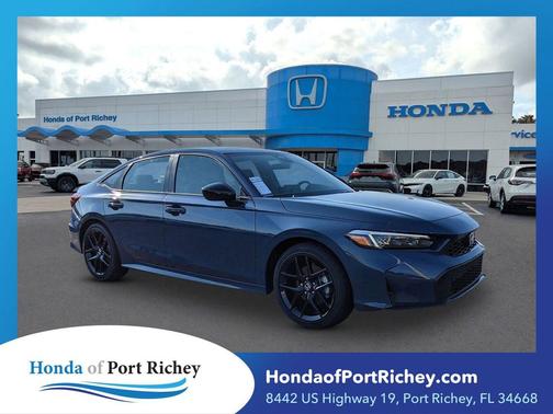 Blue Lagoon Pearl 2026 Honda Civic Hybrid Sport