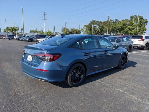 Blue Lagoon Pearl 2026 Honda Civic Hybrid Sport
