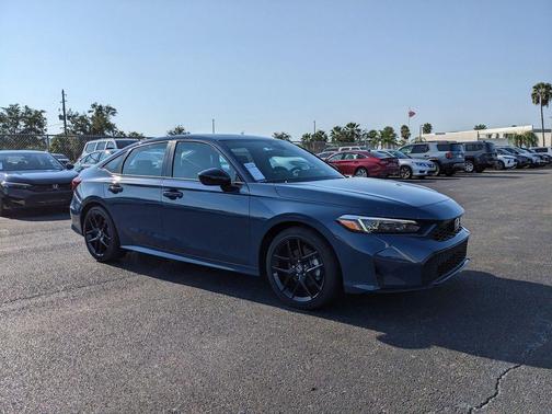 Blue Lagoon Pearl 2026 Honda Civic Hybrid Sport
