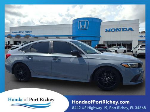 Gray 2024 Honda Civic Sport