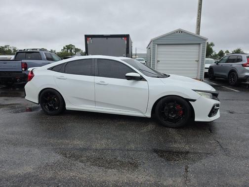 Platinum White Pearl 2020 Honda Civic Si Base