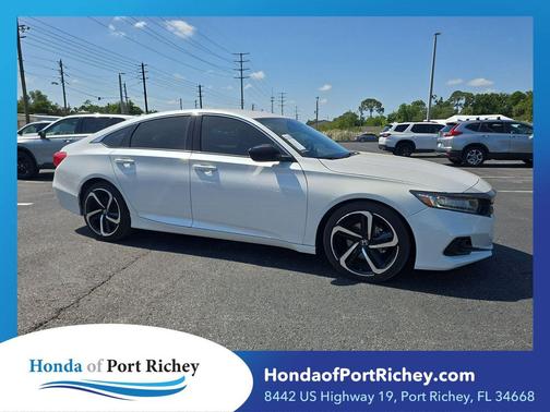 Platinum White Pearl 2022 Honda Accord Sport 1.5T
