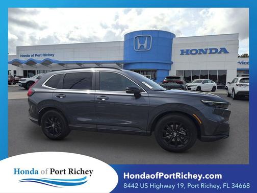 Gray 2024 Honda CR-V Hybrid Sport FWD